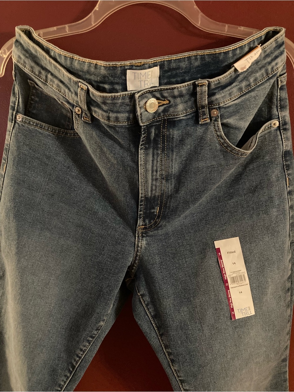 Women’s Time and Tru High Rise Skinny Jeans